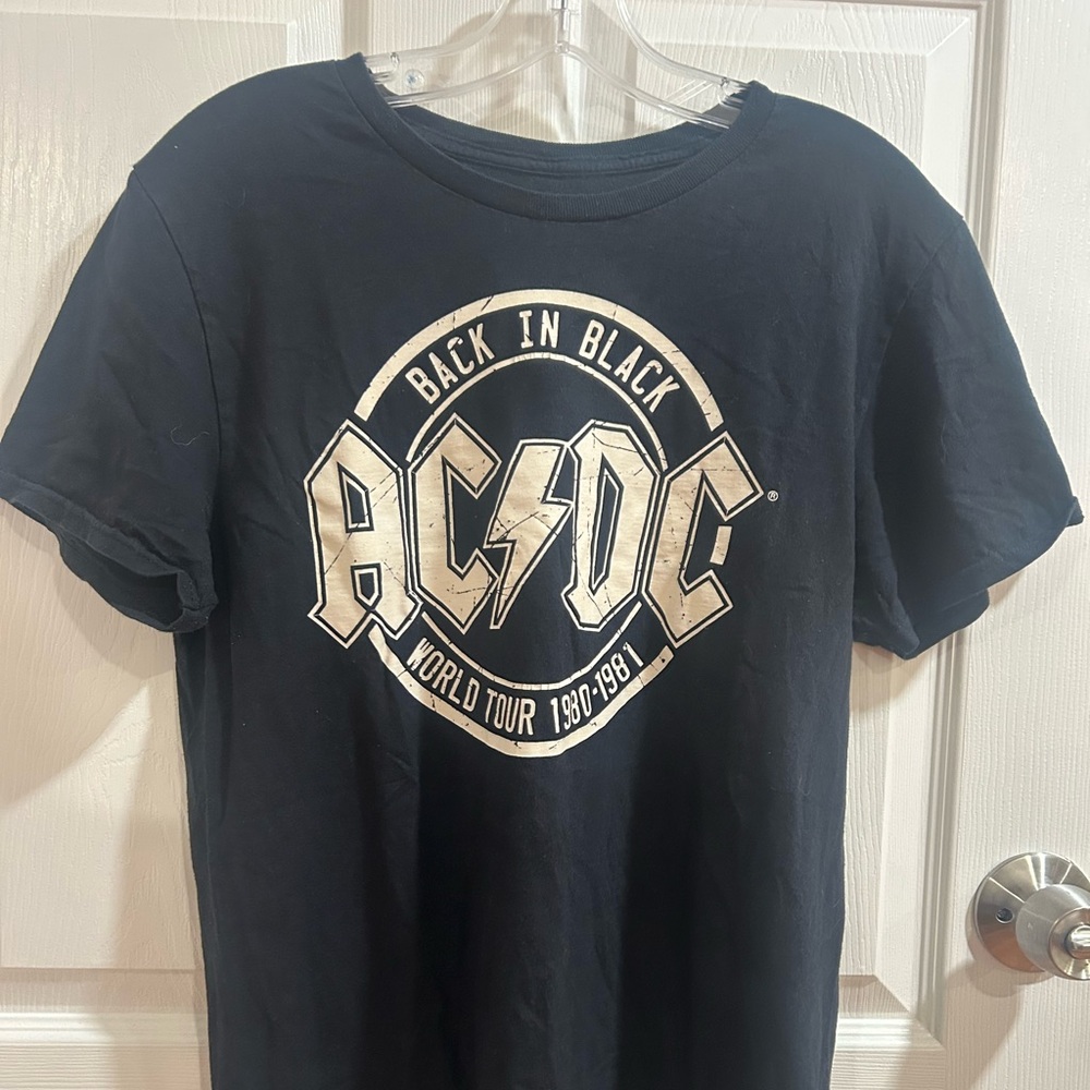 AC/DC Black Cotton Tee